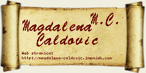 Magdalena Ćaldović vizit kartica